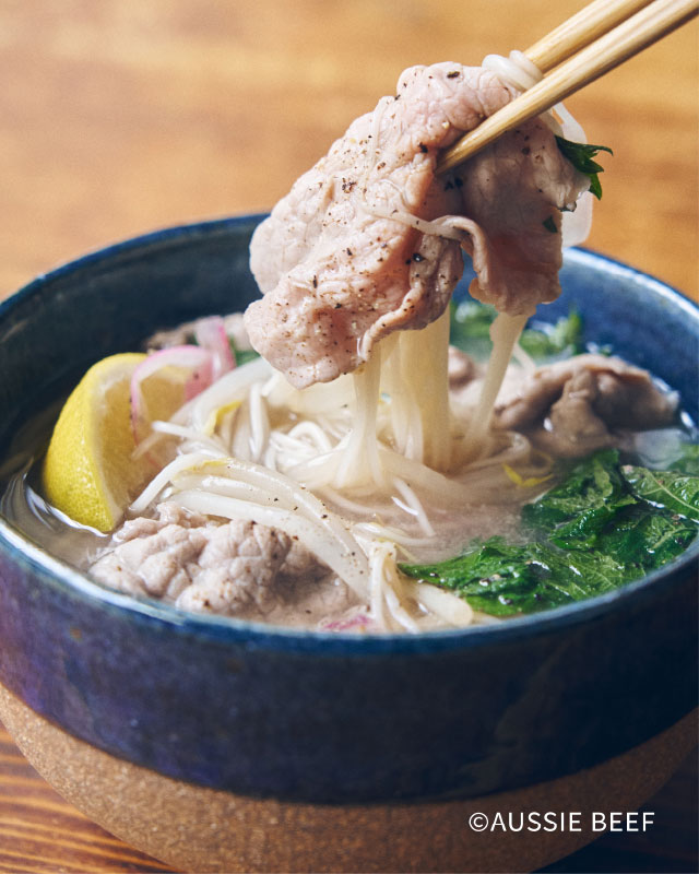 牛肉のフォー風そうめん
